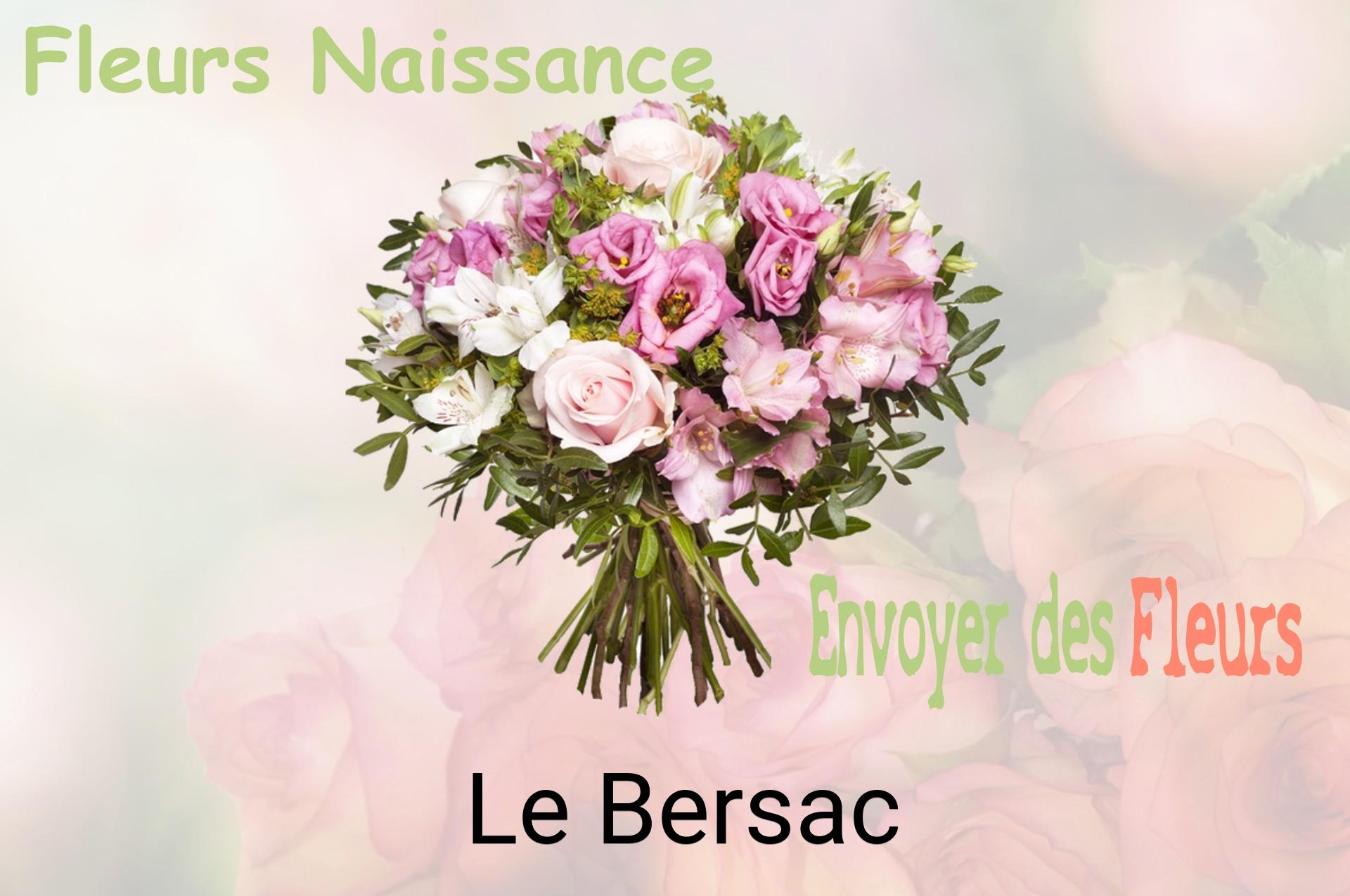 Bouquet de fleurs de naissance livré à Le Bersac